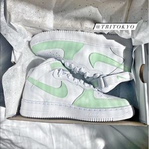 NWT Nike AF1 Custom Leather Fabric